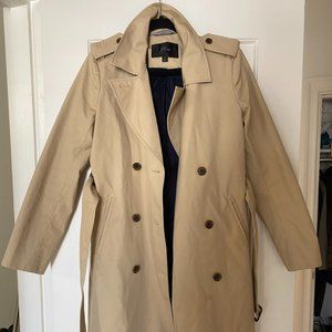J Crew Trench Coat (Size 4)